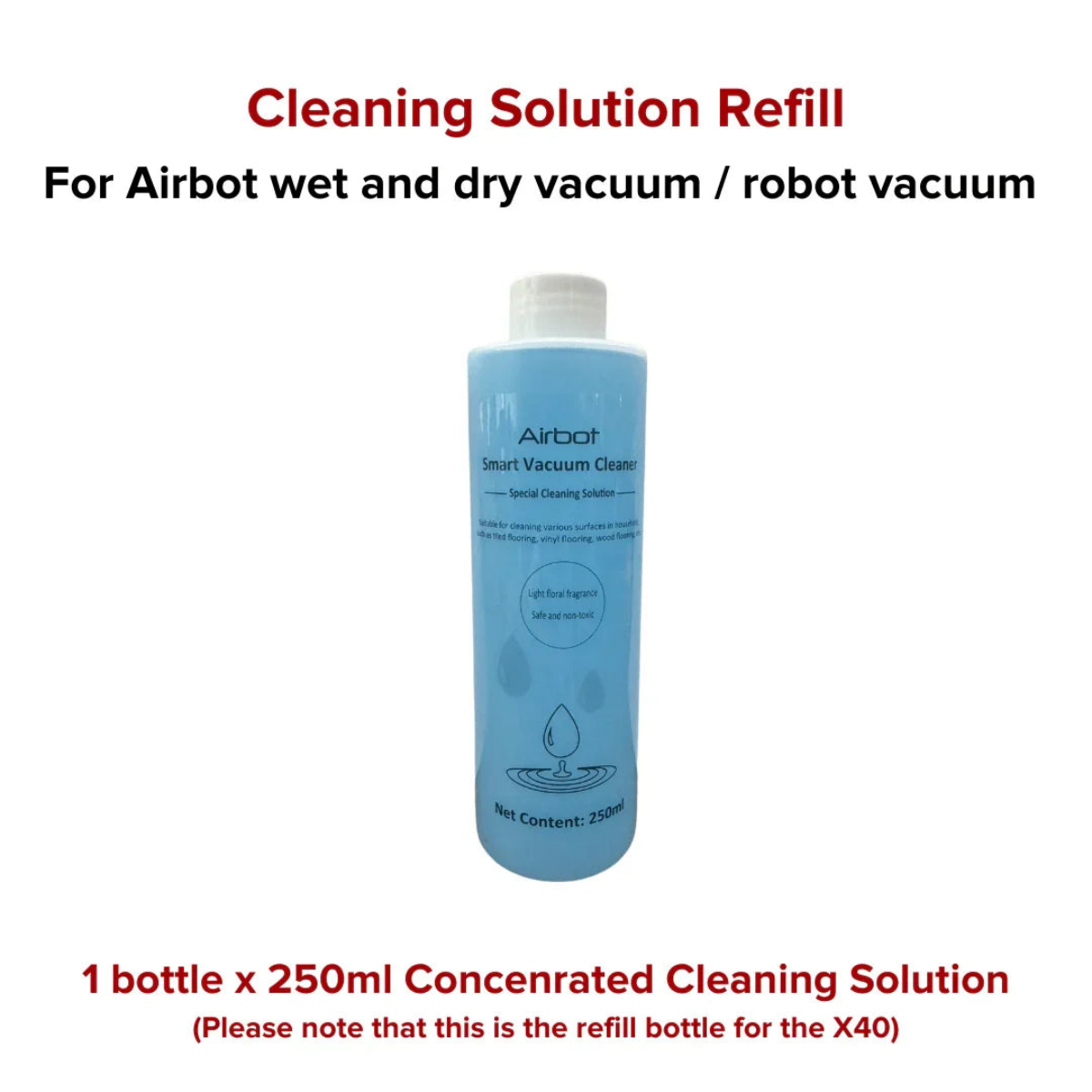 Airbot SingaporeAirbot Cleaning Solution (250ml)Airbot X40 Master Cleaning Solution
