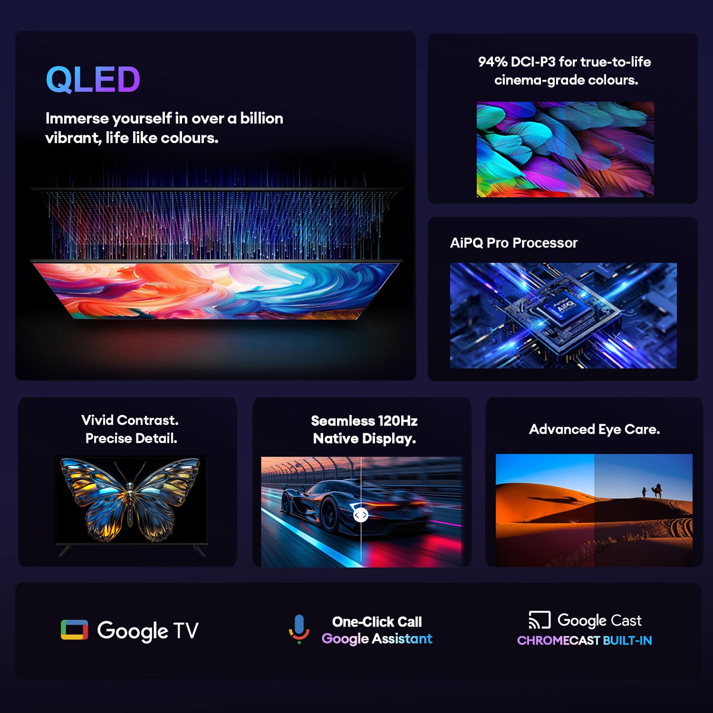 [New Launch] Airbot QLED AI-PQ | Google TV | Q55 Ultra