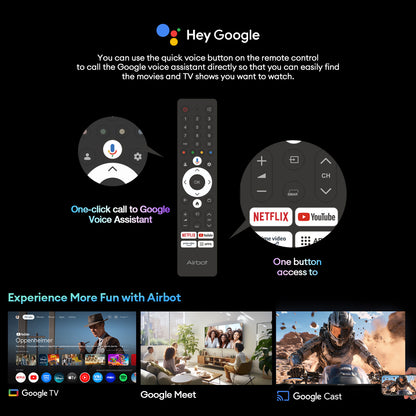 [New Launch] Airbot Quantum Dot Mini-LED | M55 Ultra | AI Google TV