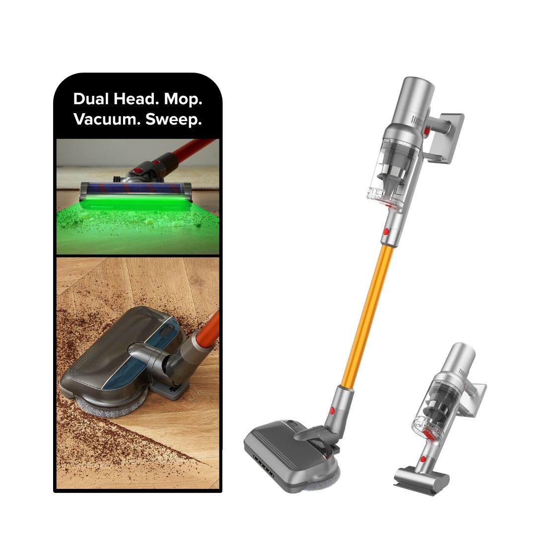Airbot Hypersonics Max Detect | Water Tank + Spinning Mop | Pets Fur Deep Cleaning | 40000Pa