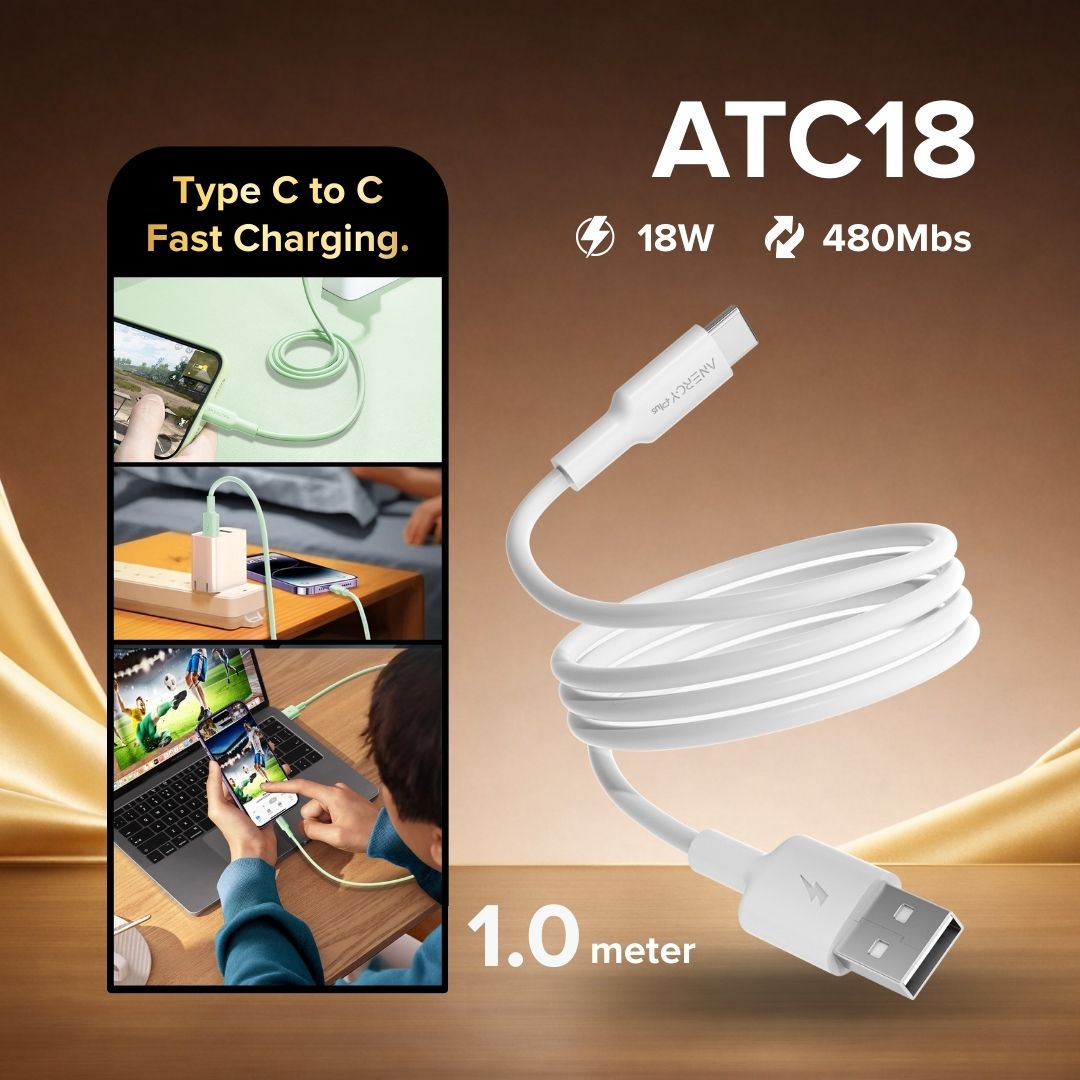 Airbot ATC18 Fast Charging Cable 18W USB-A to Type-C