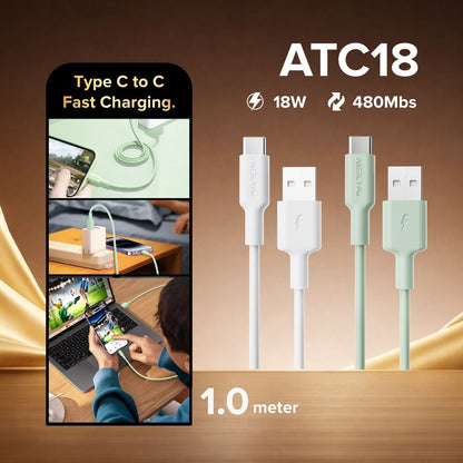 Airbot ATC18 Fast Charging Cable 18W USB-A to Type-C