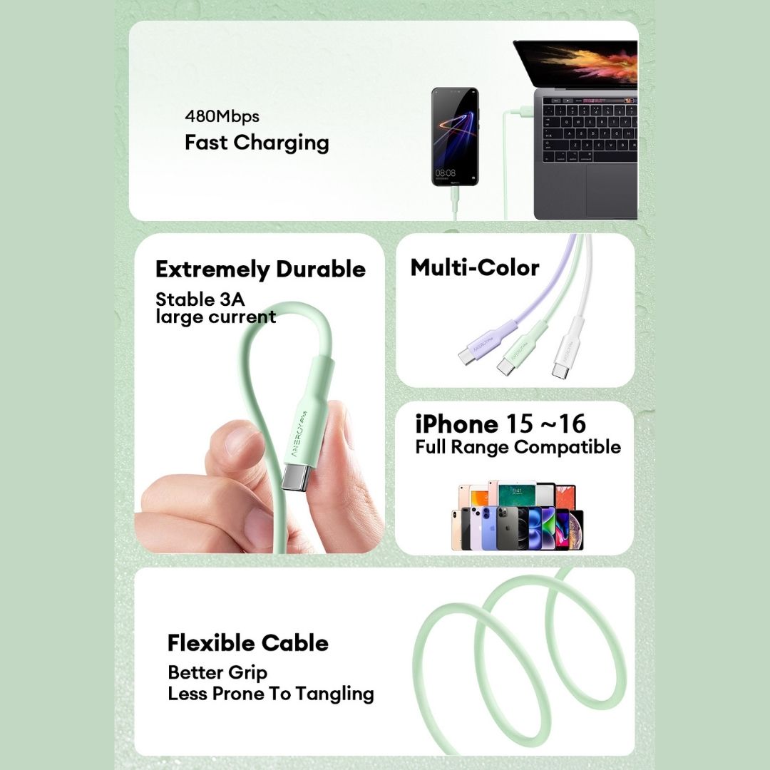 Airbot ATC18 Fast Charging Cable 18W USB-A to Type-C