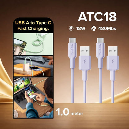 Airbot ATC18 Fast Charging Cable 18W USB-A to Type-C