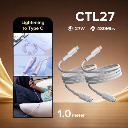 Airbot CTL27 Fast Charging Cable 27W Type-C to Lightning