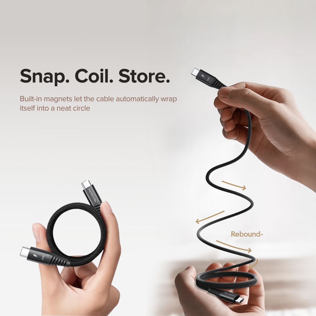 Airbot CTC60 Magnetic Fast Charging Cable 60W Type-C to Type-C