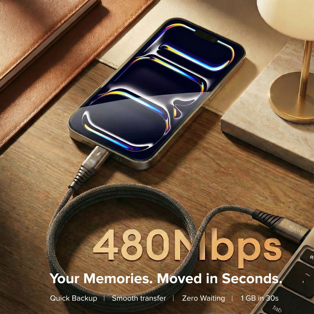 Airbot CTC60 Magnetic Fast Charging Cable 60W Type-C to Type-C