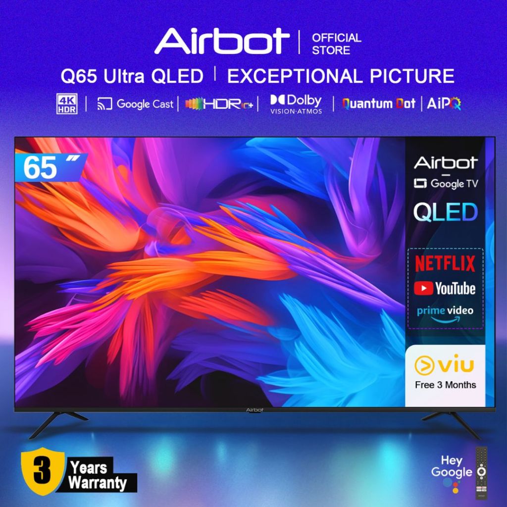 [INF] Airbot QLED Q65 Ultra AI Smart Google TV