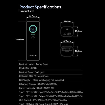 [ Pre-order ] Airbot Anergy Powerbank SPB18