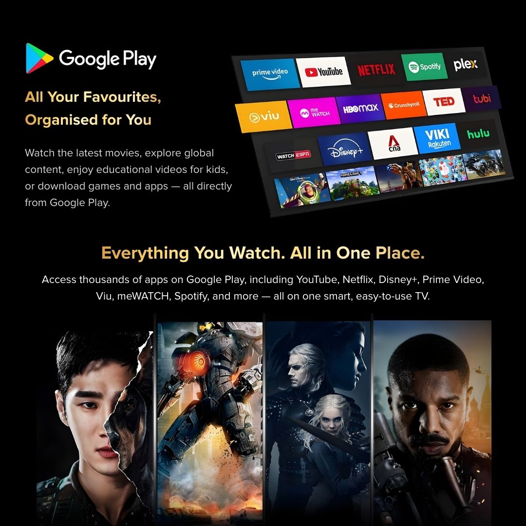 Airbot Quantum Dot Ultra | QLED AI-PQ | Google TV | Q55 Ultra