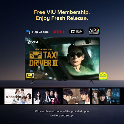 Airbot Quantum Dot Ultra | QLED AI-PQ | Google TV | Q65 Ultra