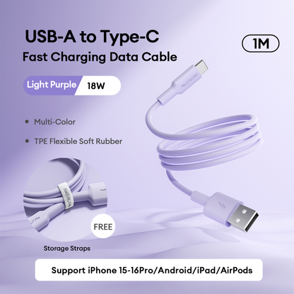 Airbot ATC18 Charging Cable 18W USB-A to Type-C