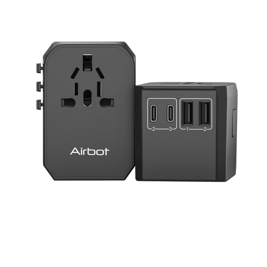 Airbot 305MAX Universal Travel Adapter 70W International Worldwide Multi Adapter with USB + Type-C PD
