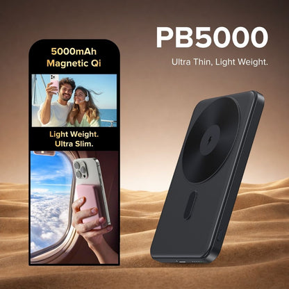 Airbot Anergy Power Bank Magnetic 5000mAh Ultra Thin Compact