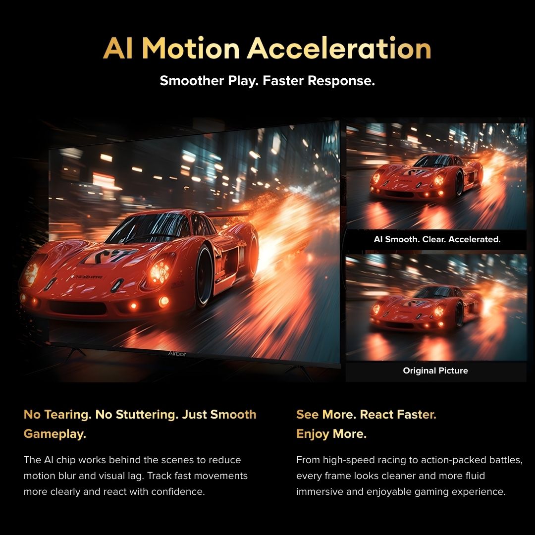 Airbot Quantum Dot Ultra Mini-LED | AI Google TV | M65 Ultra