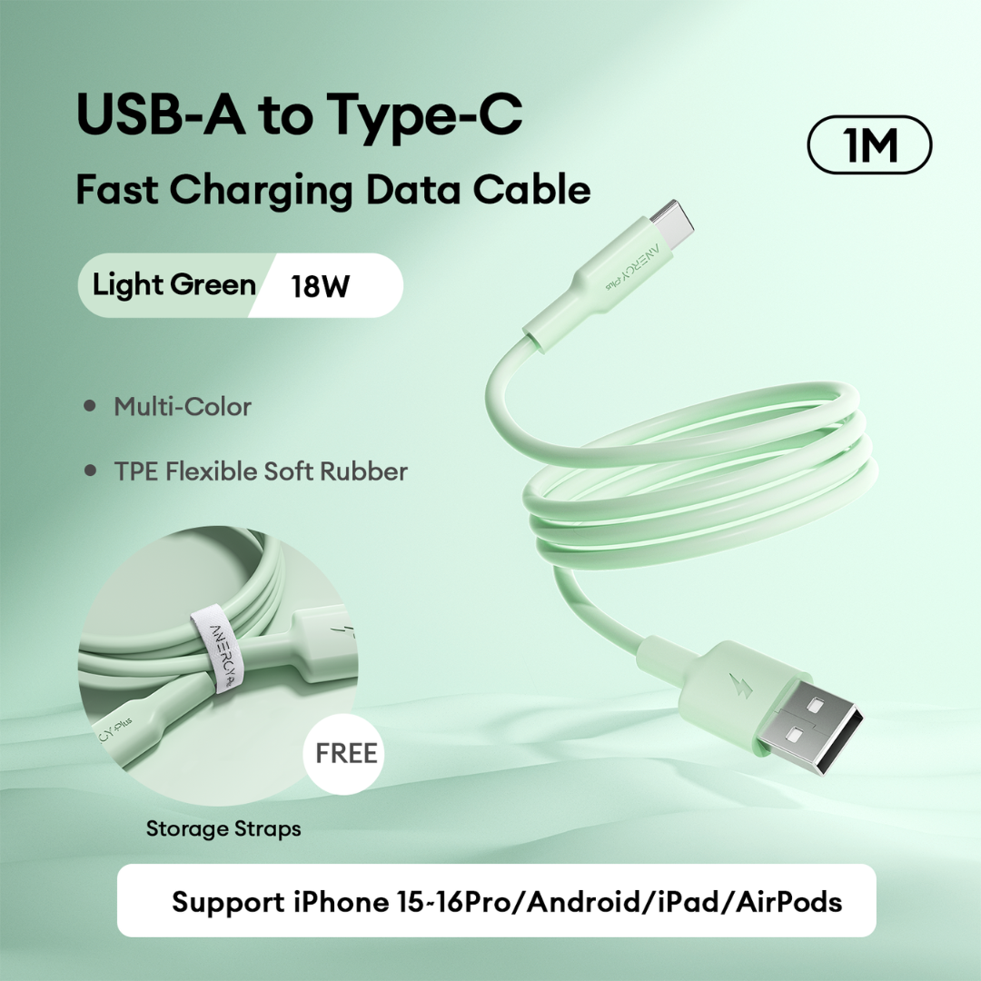 Airbot ATC18 Charging Cable 18W USB-A to Type-C