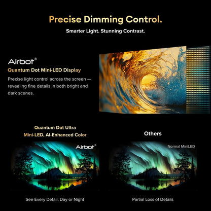 Airbot Quantum Dot Ultra Mini-LED | AI Google TV | M55 Ultra
