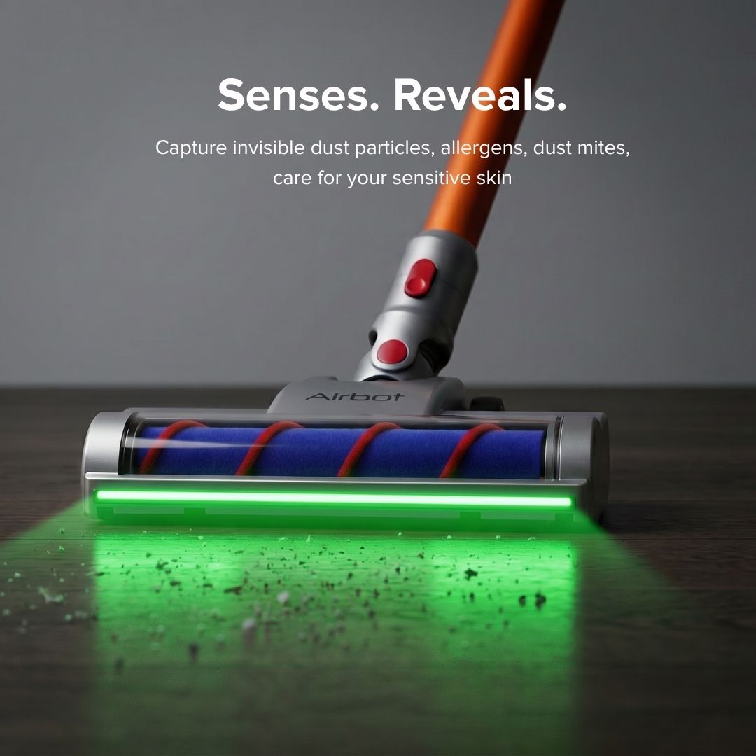 Airbot Hypersonics Max Detect | Water Tank + Spinning Mop | Pets Fur Deep Cleaning