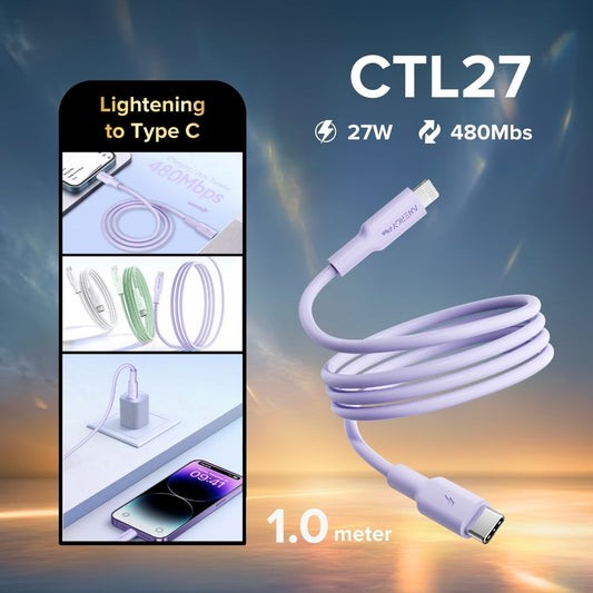 Airbot CTL27 Fast Charging Cable 27W Type-C to Lightning