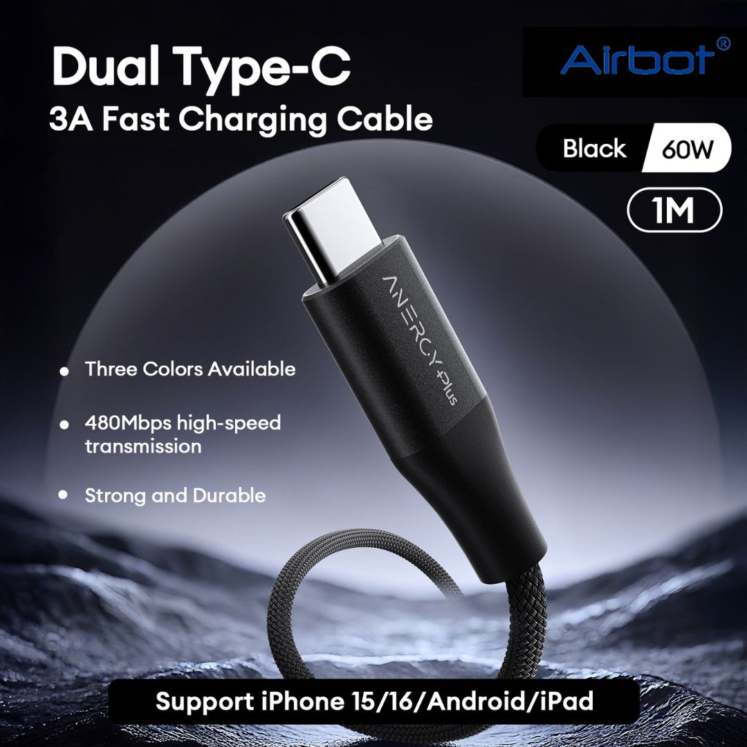 Airbot CTC60 Charging Cable 60W Type-C To Type-C