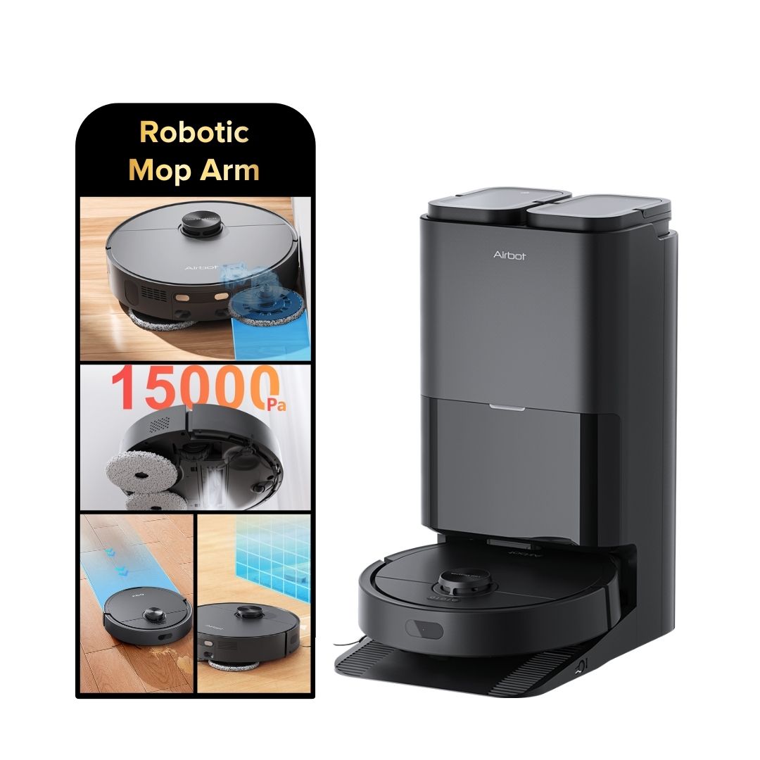 Airbot X40 Master | 15000Pa | Mop Arm Extension | Mop Lifting