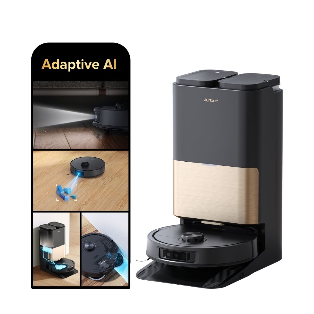 Airbot X40 Ultra | 17000Pa | Hair Cutting Station | AI Adaptive Map | Real Time Camera | Pets Surveillance