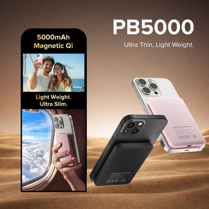 Airbot Anergy Power Bank Magnetic 5000mAh Ultra Thin Compact