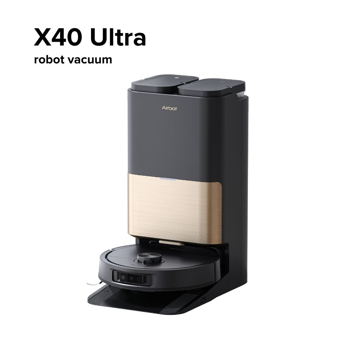 Airbot X40 Ultra | 17000Pa | Hair Cutting Station | AI Adaptive Map | Real Time Camera | Pets Surveillance