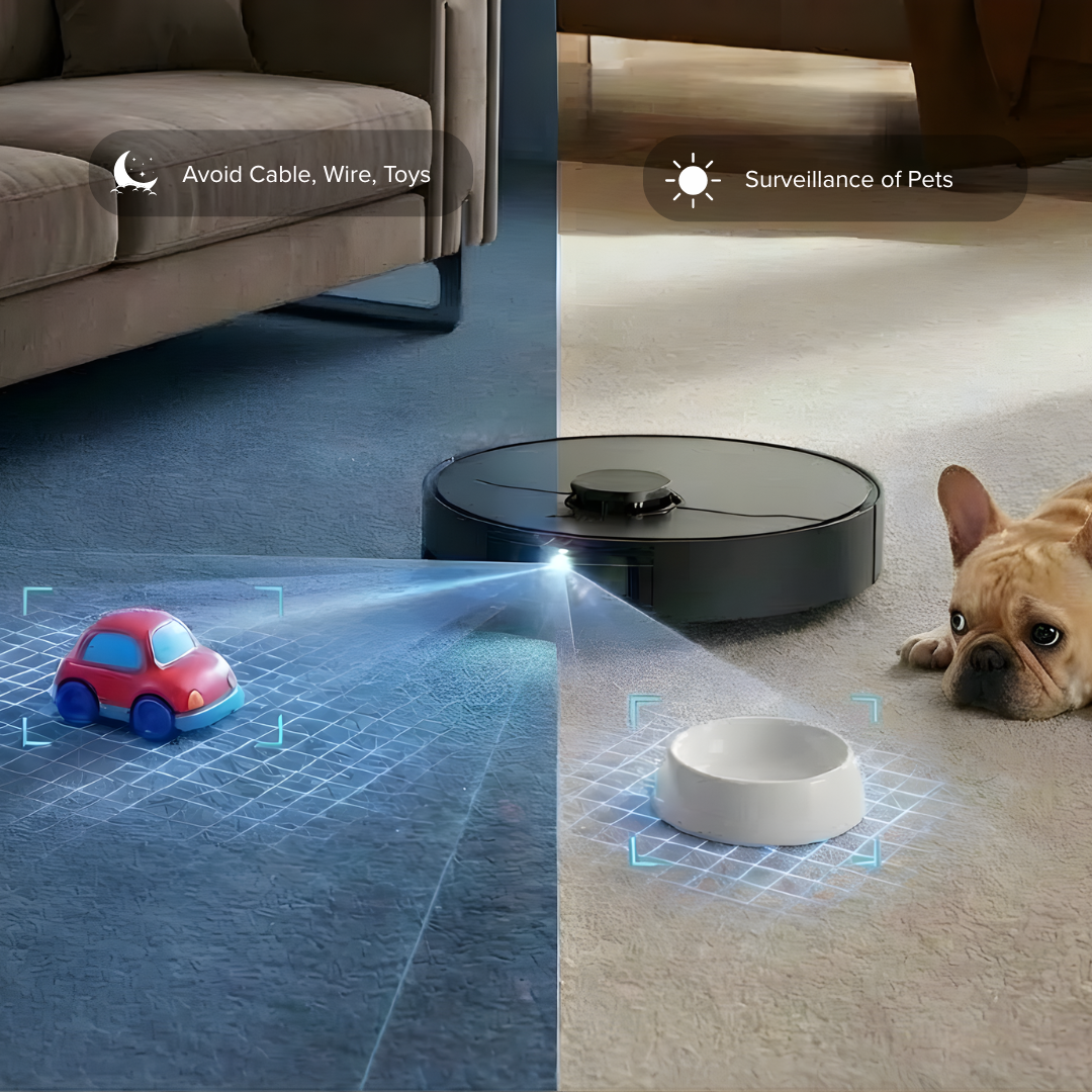 Airbot X40 Ultra | 17000Pa | Hair Cutting Station | AI Adaptive Map | Real Time Camera | Pets Surveillance