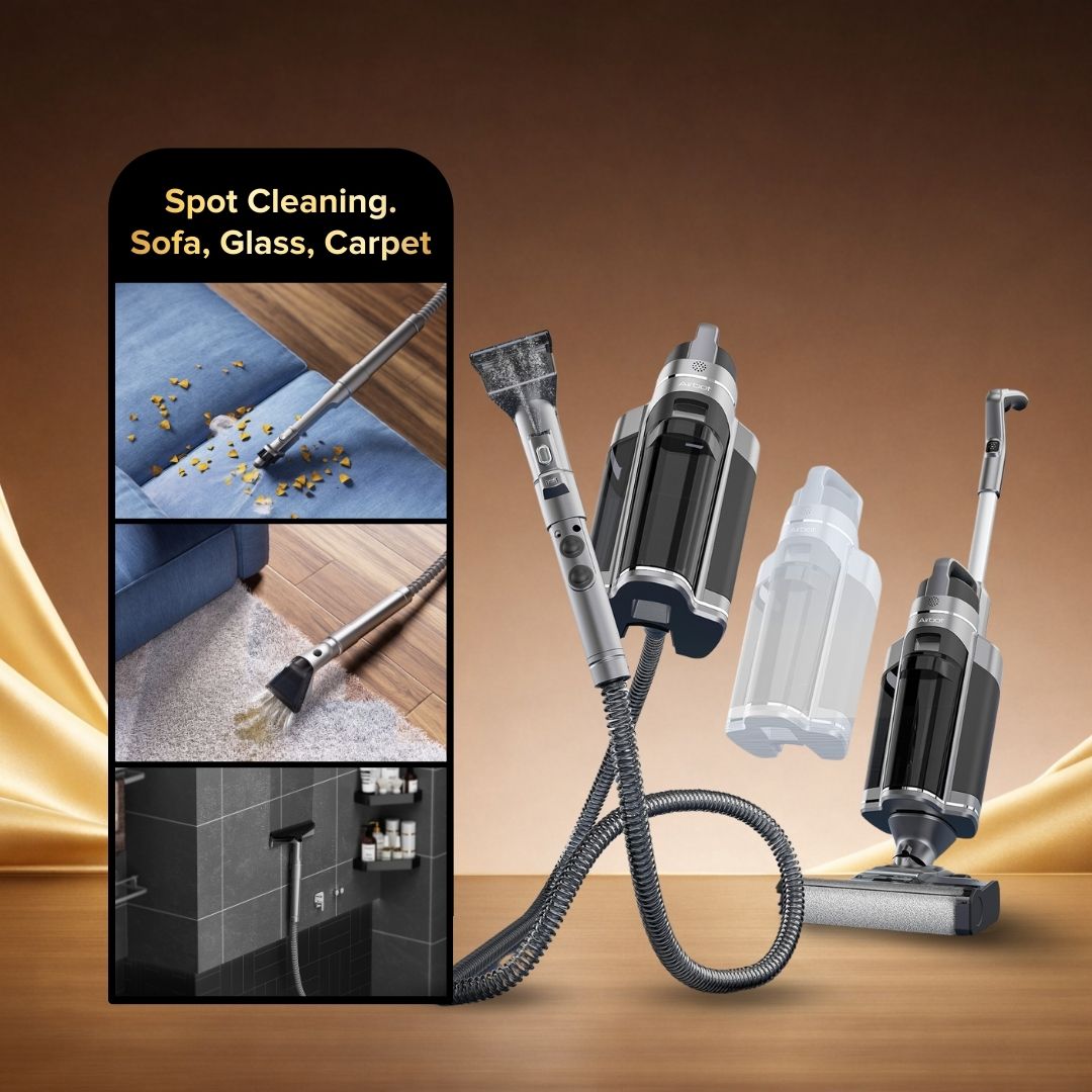 Airbot iClean OMNI X | Carpet, Sofa, Glass, Window, Bathroom | Floor Washer