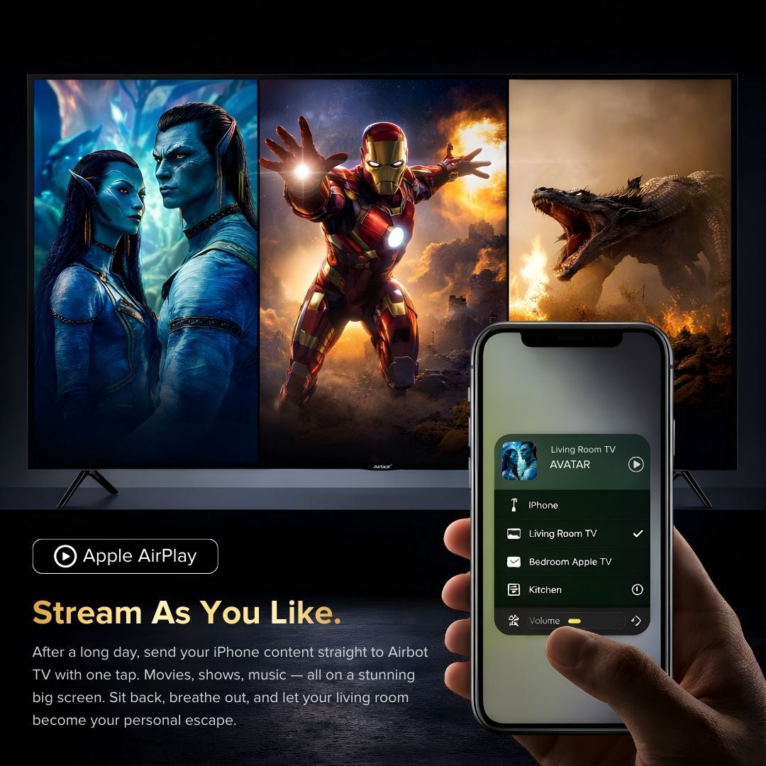 Airbot Quantum Dot Ultra Mini-LED | AI Google TV | M55 Ultra