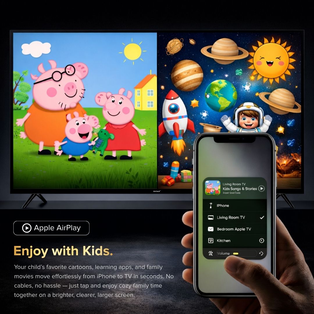 Airbot Quantum Dot Ultra Mini-LED | AI Google TV | M55 Ultra