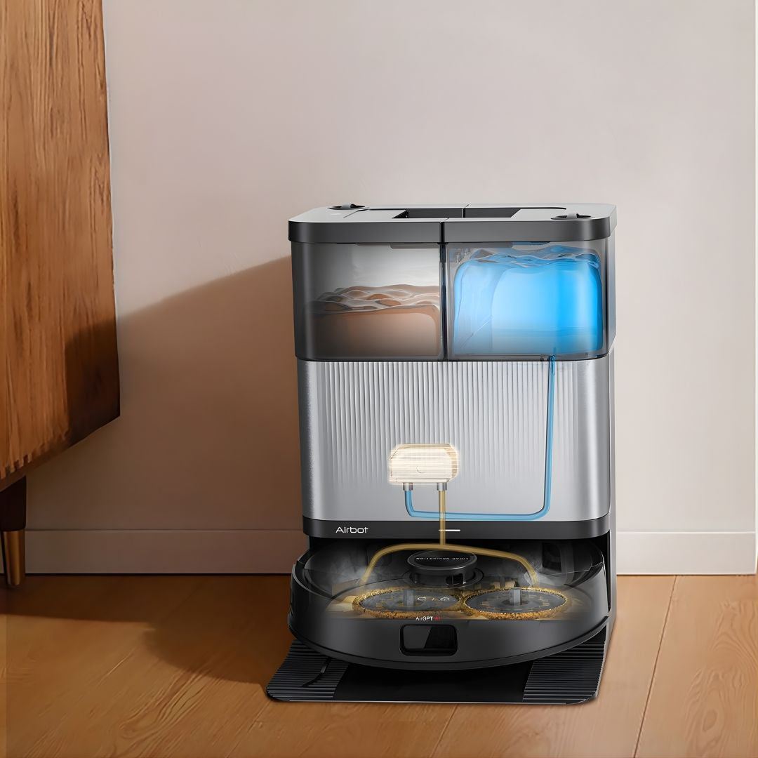 [Pre-Order] Airbot X50 | 24000Pa | Mop Lifting | Mop Extension | Hot Drying | Deep Carpet Cleaning