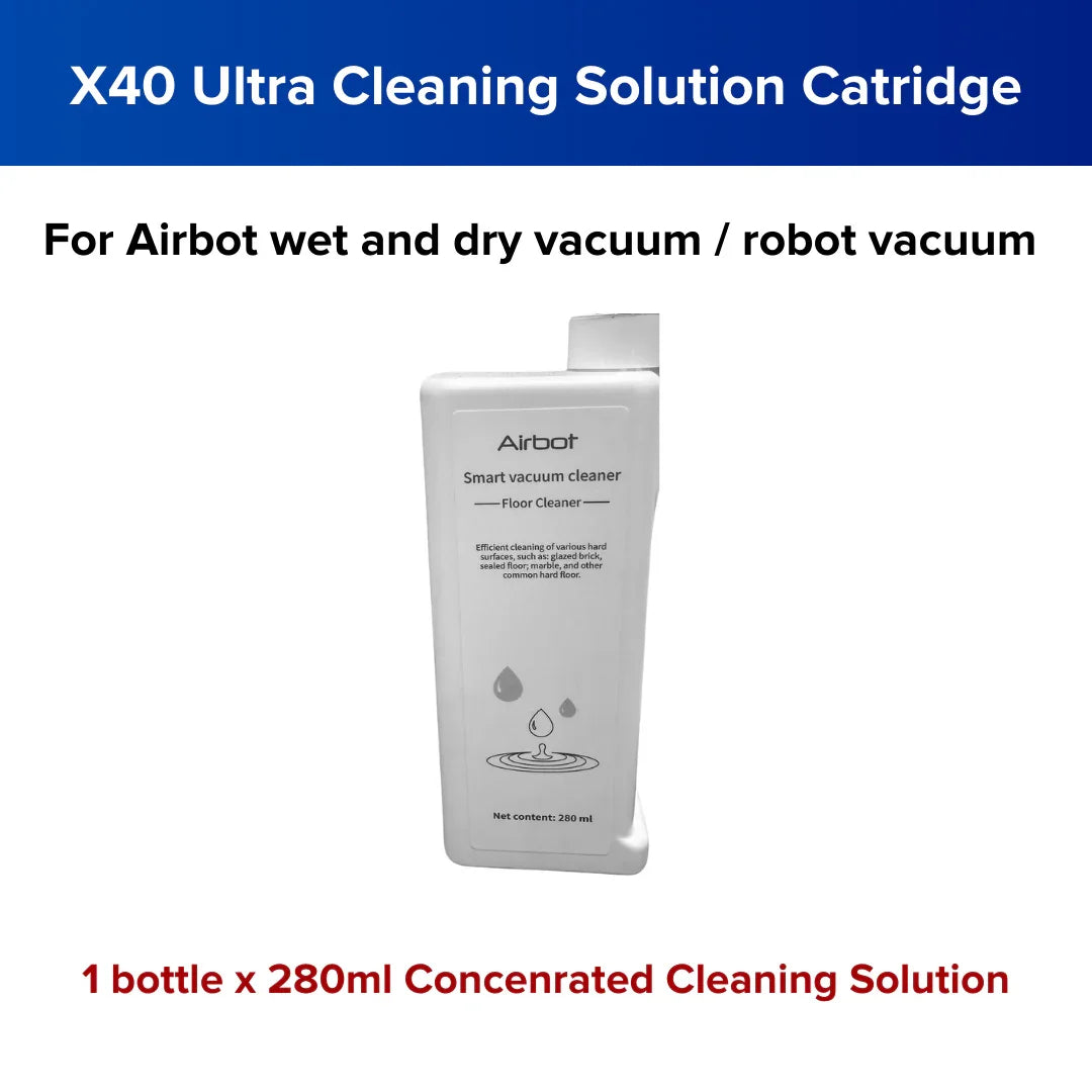 X40 vacuum parts Ultra Cleaning Solution Cartridge for Airbot wet and dry vacuum 280ml concentrated cleaner