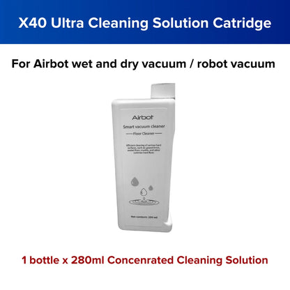 X40 vacuum parts Ultra Cleaning Solution Cartridge for Airbot wet and dry vacuum 280ml concentrated cleaner