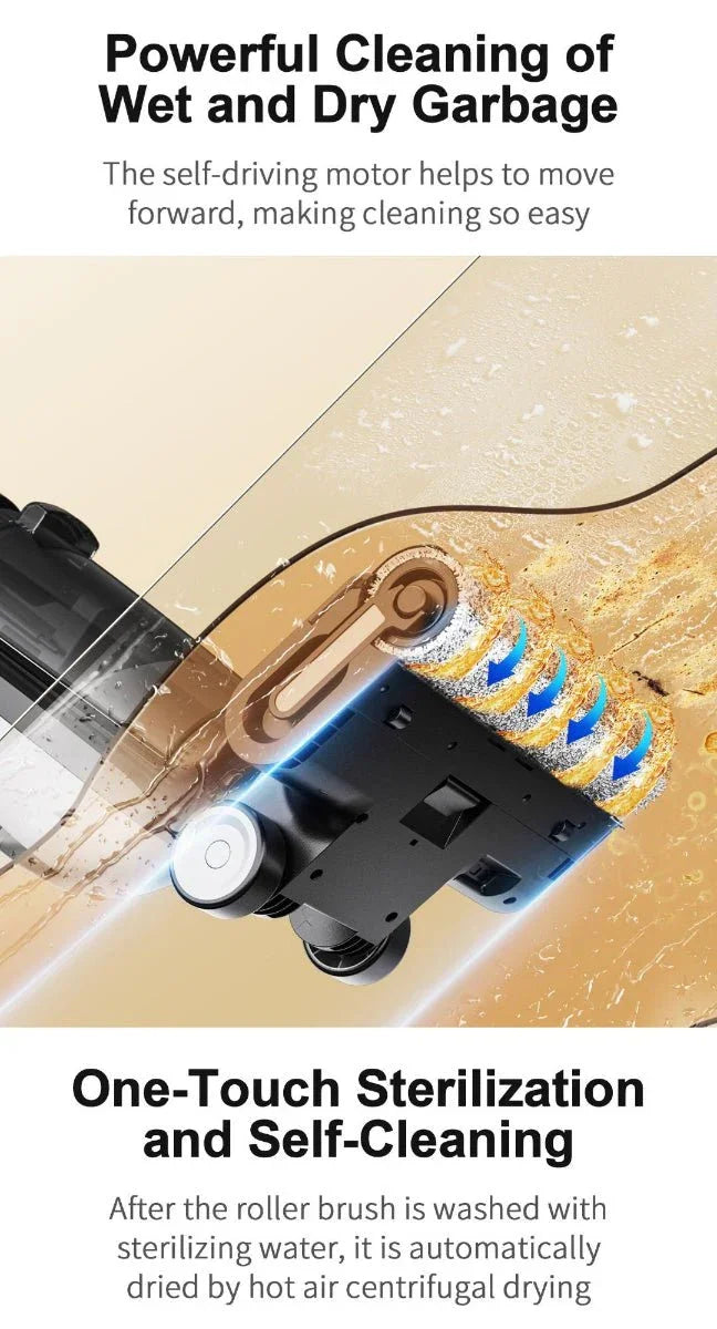 Powerful iClean H15 Wet Vacuum Cleaner for All Surfaces – Airbot