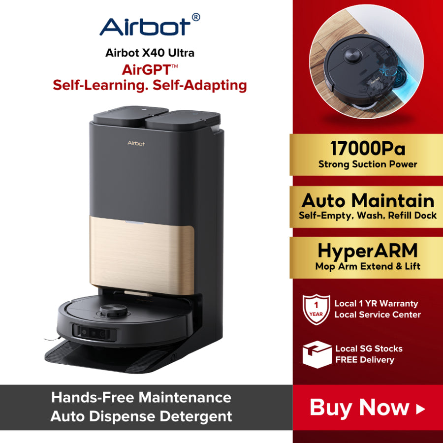 [New Launch] Airbot Robot Vacuum X40 Series Ultra/ Master