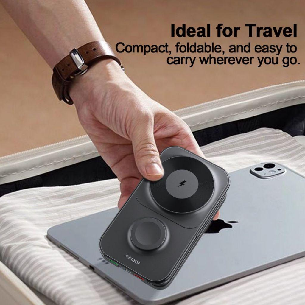 Airbot SingaporePower Bank 8000mAh with Magnetic Wireless ChargingPower Bank 8000