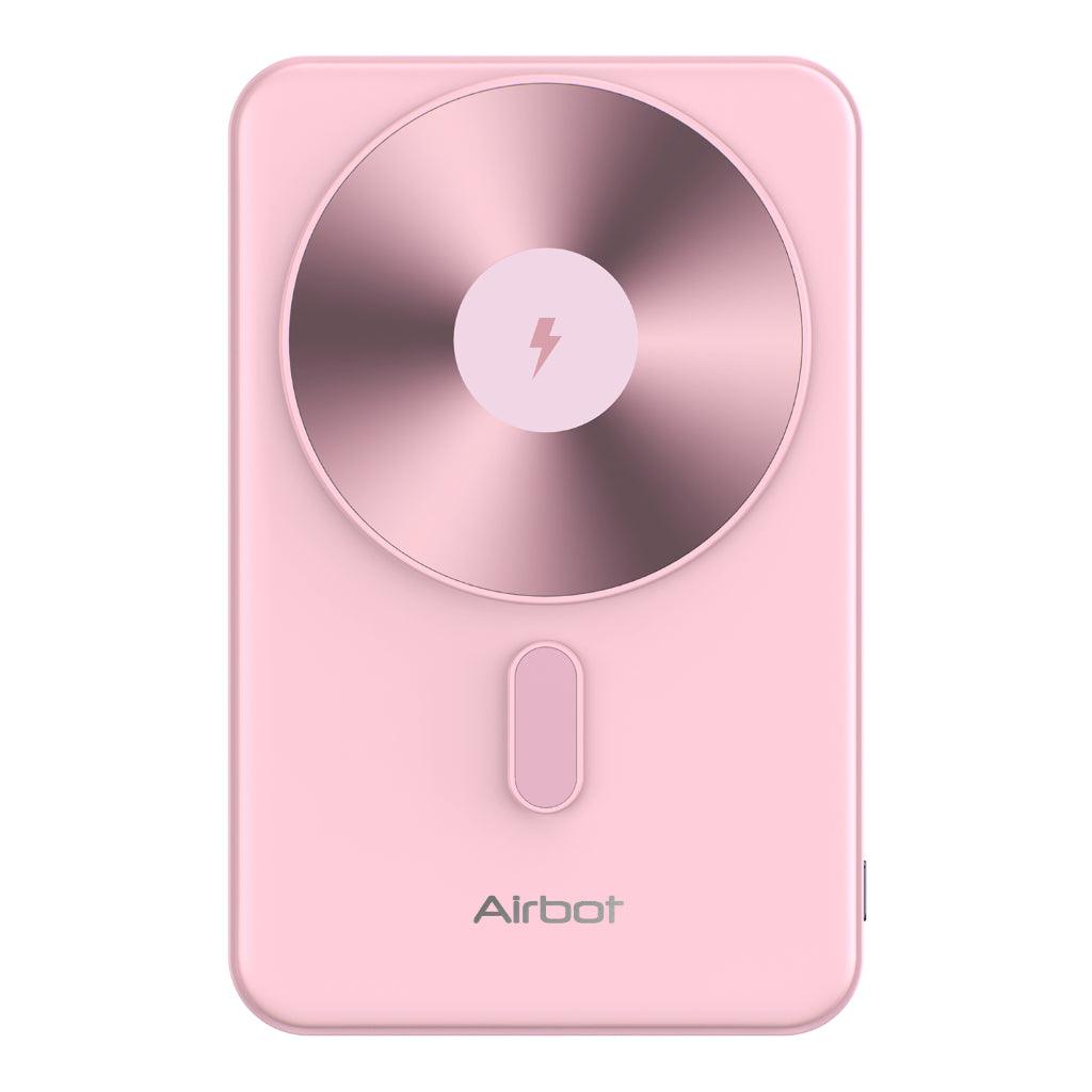 Airbot SingaporePower Bank 5000mAh with Magnetic Wireless ChargingPB5000 - Light Pink