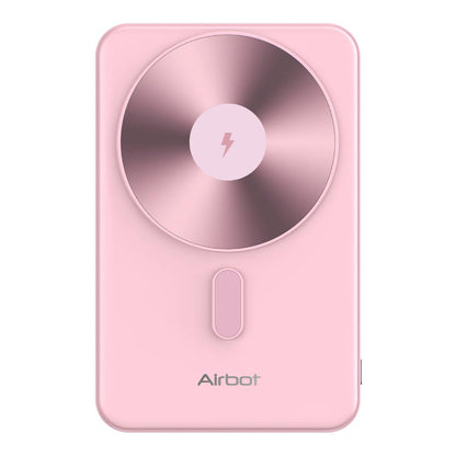 Airbot SingaporePower Bank 5000mAh with Magnetic Wireless ChargingPB5000 - Light Pink