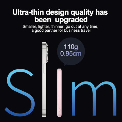 Airbot SingaporePower Bank 5000mAh with Magnetic Wireless ChargingPB5000 - Light Pink