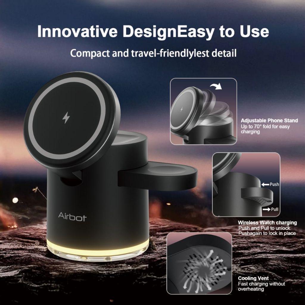 Airbot SingaporeCS16 Magnetic Wireless Charging StationAirbot CS16