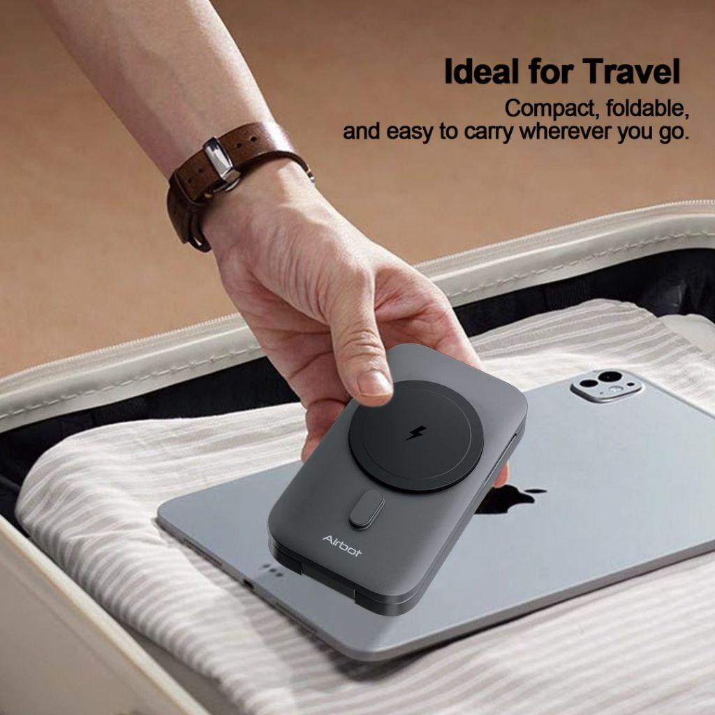 Airbot SingaporePower Bank 10000mAh with Magnetic Wireless ChargingPB10000