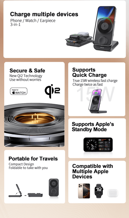 Airbot SingaporePower Bank 8000mAh with Magnetic Wireless ChargingPower Bank 8000