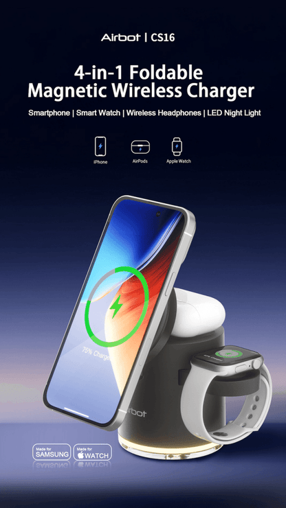 Airbot SingaporeCS16 Magnetic Wireless Charging StationAirbot CS16