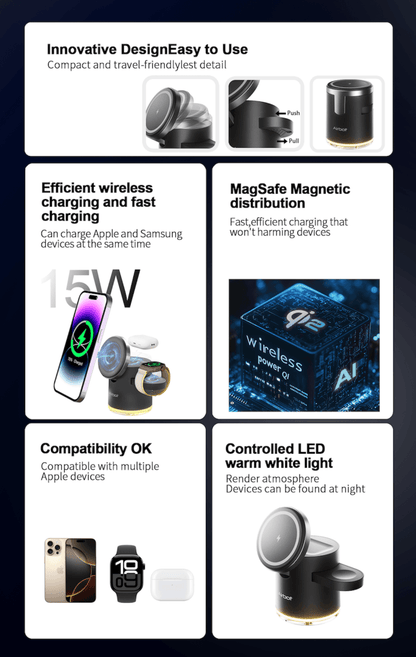 Airbot SingaporeCS16 Magnetic Wireless Charging StationAirbot CS16