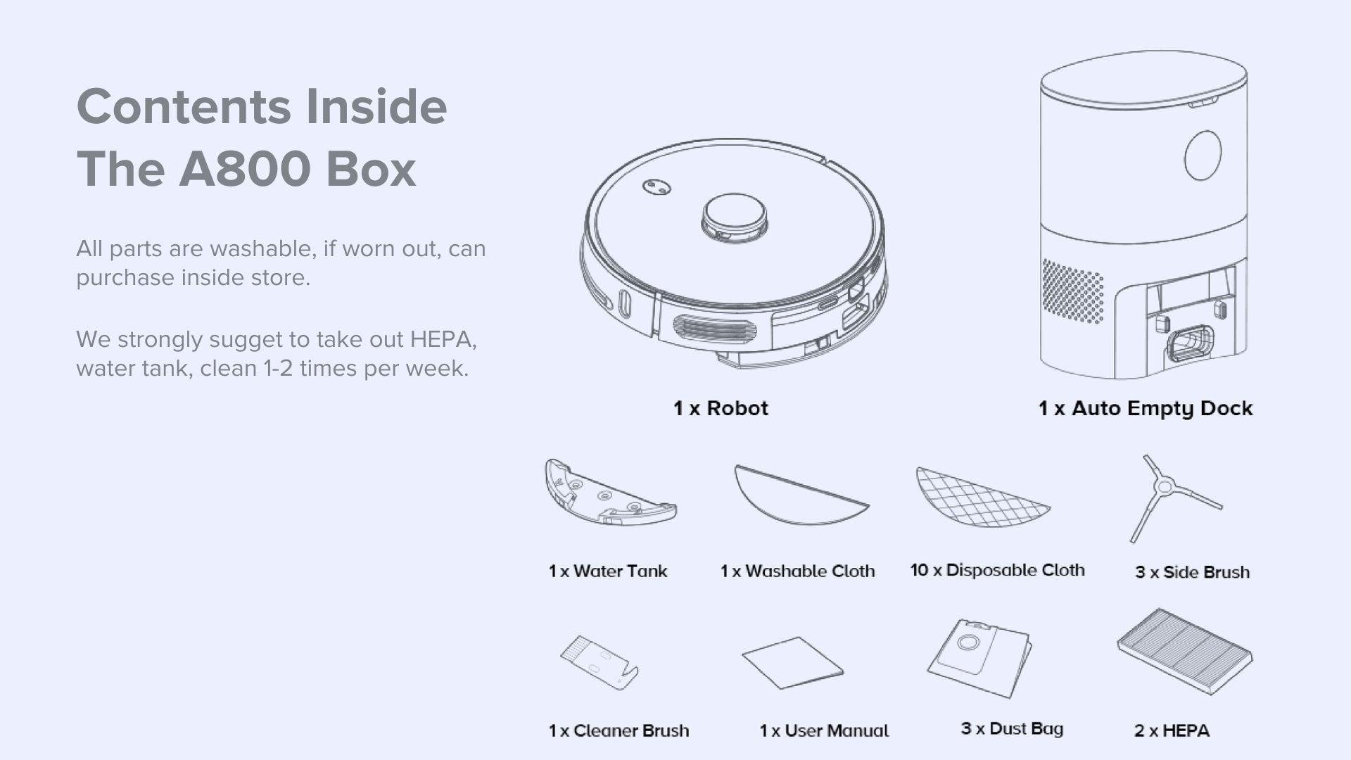 Airbot Robotic Vacuum A800 Airbot Singapore